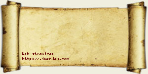 Jasmina Bećković vizit kartica